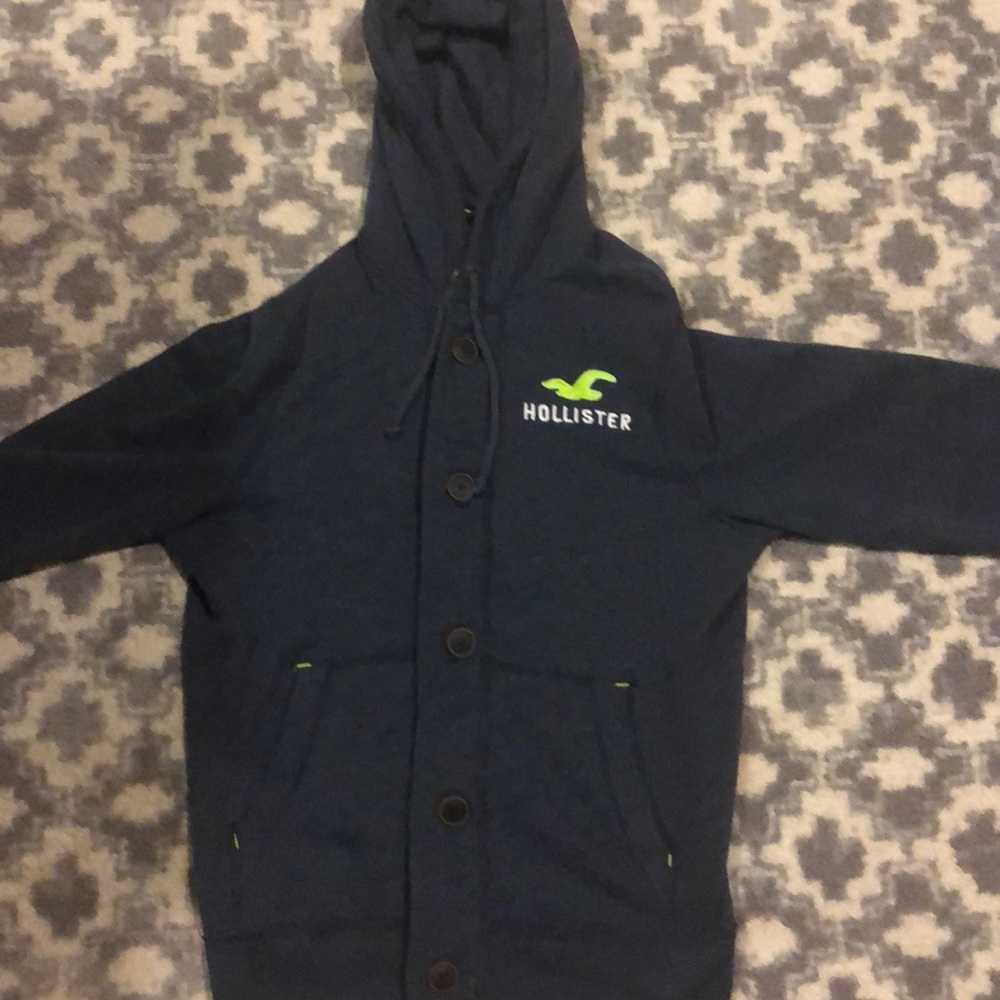 Hollister button up sweater